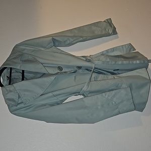 Light blue trench coat